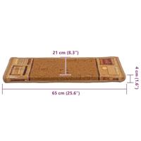 Trapmatten zelfklevend 10 st 65x21x4 cm beige - thumbnail