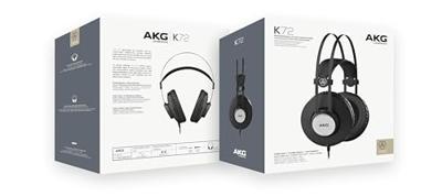 AKG K72 High performance hoofdtelefoon met gesloten design