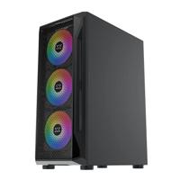 PC-behuizing - XIGMATEK - Gaming X - Behuizing zonder voeding - Medium tower - ATX-formaat - Zwart (EN46621) - thumbnail