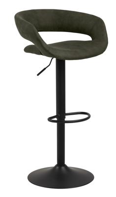 Bendt Barkruk 'Pia' (zithoogte 59-80cm), kleur Olive Green Bendt Barkruk 'Pia' (zithoogte 59-80cm), kleur Olive Green