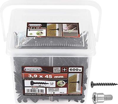 CON:P Gyprocschroef Gg 3.9X45 Box 600St - B30127 CON:P Gyprocschroef Gg 3.9X45 Box 600St - B30127