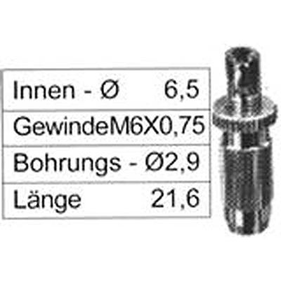 Fix-Nippel Stelschroef adjusting screw fix #4205 pk.a 20 pcs.