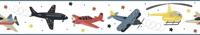 Noordwand Kids Walls Behangrand met vliegtuigen en helikopters - 45820 - thumbnail