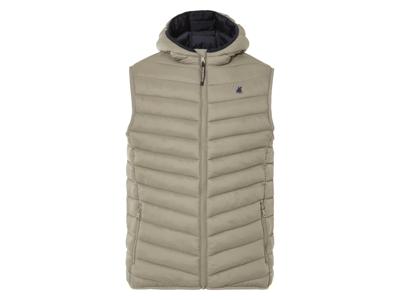 LIVERGY Gewatteerde heren bodywarmer (Zandkleurig, L)