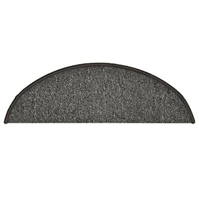 Trapmatten 15 st 56x17x3 cm donkergrijs halfrond Trapmatten 15 st 56x17x3 cm donkergrijs halfrond