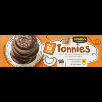 Jumbo Tonnies met Sinaasappelvulling en Chocolade 150 g - thumbnail