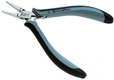 C.K T3770D 120 Platte tang ESD Recht Carbonstaal 130 mm