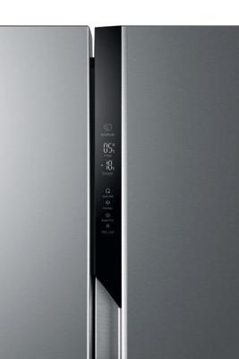 Haier HSR3918ENPG amerikaanse koelkast Vrijstaand 528 l E Zilver