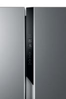 Haier HSR3918ENPG amerikaanse koelkast Vrijstaand 528 l E Zilver - thumbnail