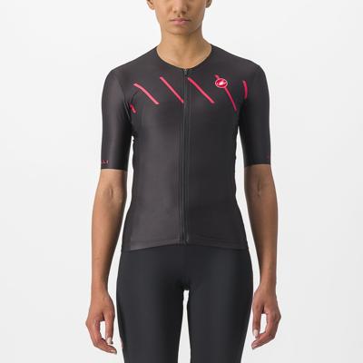 Castelli Free speed 2 W race tri top zwart/rood dames M