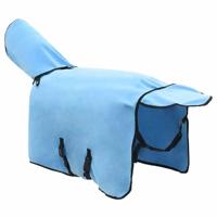 VidaXL Paardendeken volledige aqua polyester - thumbnail