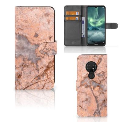 Nokia 7.2 | Nokia 6.2 | Bookcase | Marmer Oranje