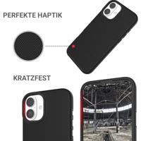JT Berlin BackCase Pankow Solid Backcover Apple iPhone 16 Plus Zwart MagSafe compatible, Inductieve lading, Stootbestendig - thumbnail