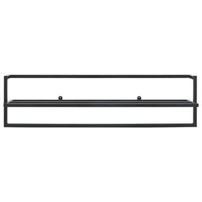 VidaXL Handdoekenrek 95x25x22 cm ijzer zwart