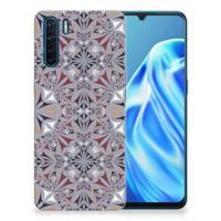 OPPO A91 | TPU | Siliconen hoesje | Flower Tiles - thumbnail
