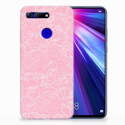 Honor View 20 TPU Case White Flowers Honor View 20 TPU Case White Flowers