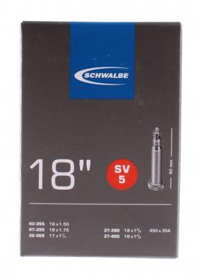 Schwalbe binnenband SV5 17/18 inch (40-355/37-400) FV 40 mm