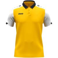 JAKO 6370 Polo Dynamic - Geel/Wit/Zwart - 4XL - thumbnail