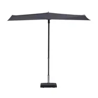 Parasol Sun Wave 270x150 cm - Grijs - thumbnail