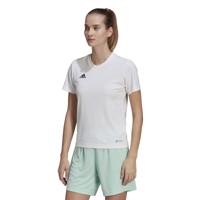 adidas Entrada 22 Voetbalshirt Dames Wit Zwart - thumbnail