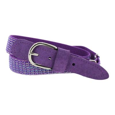 Oxxy elastische verstelbare riem glitter purple