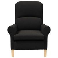 Fauteuil Zwart 76 x 94 x 102 cm Stof - thumbnail