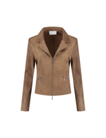 Helena Hart 7288 Zipper Biker Blazers Camel - thumbnail