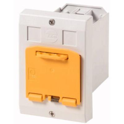 Eaton E-PKZ01-SVB Lege behuizing Inbouw, Uitschakelbaar (l x b x h) 80 x 85 x 129 mm Grijs, Geel 1 stuk(s)