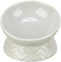 TRIXIE VERHOOGDE VOERBAK / WATERBAK KERAMIEK LICHT TAUPE - thumbnail