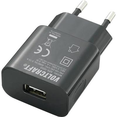 VOLTCRAFT SPS-1000 USB USB-oplader 1000 mA 1 x 1x USB-A Binnen Zwart
