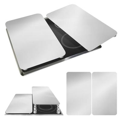 Wenko 2 fornuisafdekplaten (Zilver)