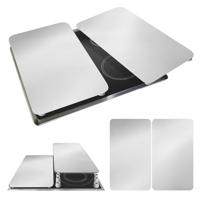 Wenko 2 fornuisafdekplaten (Zilver) - thumbnail