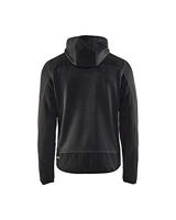 Blåkläder Gebreid vest met softshell 49302117 | Donkergrijs/Zwart | Maat S - 7330509411612 - thumbnail