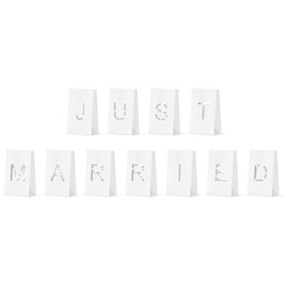 Papieren Lantaarns Just Married