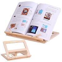 Houten frame boek lezing boekenplank beugel ondersteuning Tablet PC Music stand tekening ezel - thumbnail
