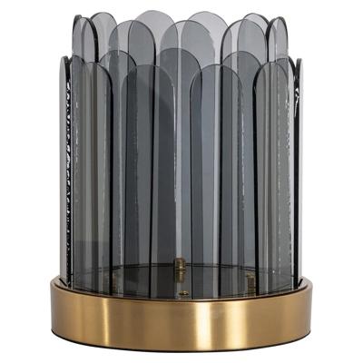 Richmond Windlicht 'Daisey' 27cm, kleur Smoke