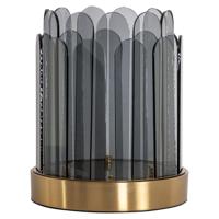 Richmond Windlicht 'Daisey' 27cm, kleur Smoke - thumbnail