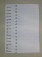 Sleufetiket 19x210mm op laservel A4 - thumbnail