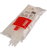 Bundelband 300x4,5mm transparant 100 stuks nylon Mepac Premium Quality - thumbnail