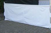 Halfhoge zijwand 3 mtr geschikt voor Easy Up tenten in Wit Halfhoge zijwand 3 mtr geschikt voor Easy Up tenten in Wit
