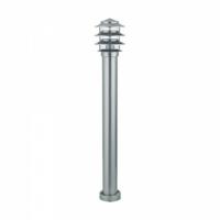 LED Tuinverlichting - Staande Buitenlamp - Kayo 4 - E27 Fitting - Rond - RVS - Philips - CorePro Lustre 827 P45 FR - 5.5W - Warm Wit 2700K - thumbnail