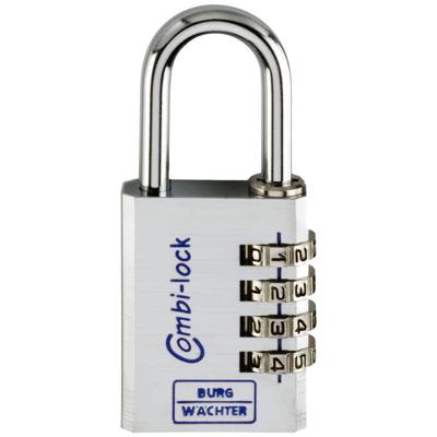 Burg Wächter 3651 Hangslot 40.00 mm Aluminium-zilver (chroom) Cijferslot Burg Wächter 3651 Hangslot 40.00 mm Aluminium-zilver (chroom) Cijferslot