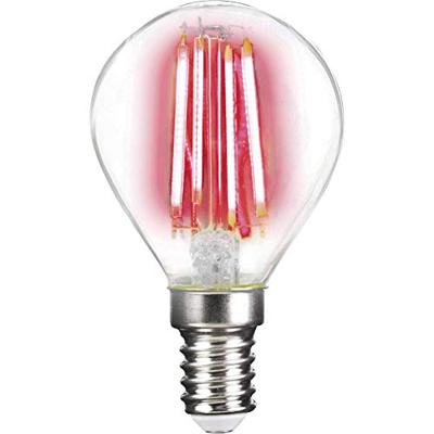 LightMe LM85310 LED-lamp Energielabel G (A - G) E14 Kogel 4 W Rood (Ø x h) 45 mm x 78 mm Filament / Retro-LED 1 stuk(s)