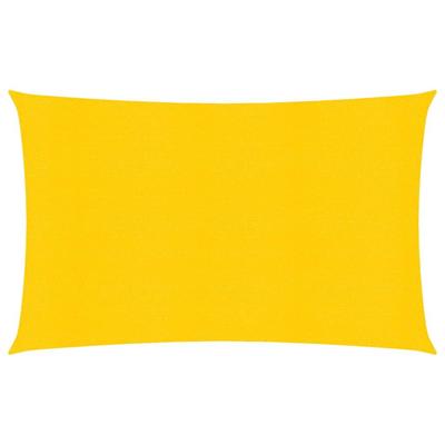 VidaXL Zonnezeil 160 g/m² rechthoekig 5x7 m hdpe geel VidaXL Zonnezeil 160 g/m² rechthoekig 5x7 m hdpe geel