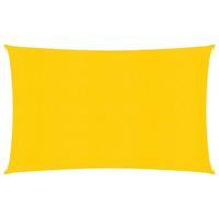 VidaXL Zonnezeil 160 g/m² rechthoekig 5x7 m hdpe geel - thumbnail