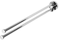 Geesa Nemox 2-lids handdoekhouder Chroom - thumbnail