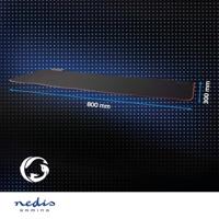 Nedis GMPDL210BK Gaming Muismat Microfiber / Rubberen Zwart - thumbnail