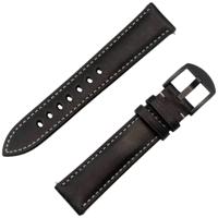JT Berlin Watchband Charlie Horlogeband 44 mm, 40 mm, 47 mm, 43 mm, 45 mm, 46 mm, 42 mm, 41 mm M Bruin, Zwart - thumbnail