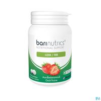 Metagenics Barinutrics IJzer Aardbeiensmaak 90Tabletten - thumbnail