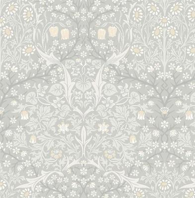 Dutch Wallcoverings British Heritage Bloem - Grijs